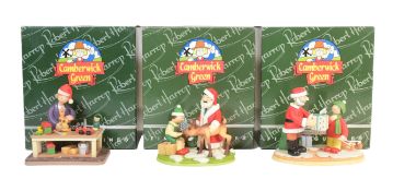 CAMBERWICK GREEN - ROBERT HARROP - X3 LIMITED EDITION FIGURINES