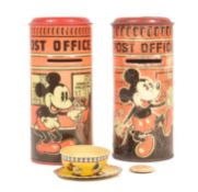 MICKEY MOUSE - VINTAGE HAPPYNAK MONEY BOXES & TEACUP