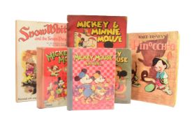 WALT DISNEY - COLLECTION OF VINTAGE BOOKS & ANNUALS