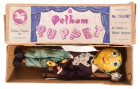 PELHAM PUPPETS - VINTAGE HAND PAINTED WOODEN PELHAM PUPPET