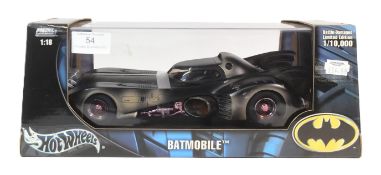 DIECAST - HOT WHEELS 1/18 SCALE DIECAST BATMOBILE MODEL