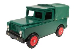 HAND MADE SCRATCH BUILT WOODEN LAND ROVER