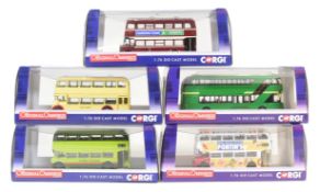 DIECAST - X5 CORGI ORIGINAL OMNIBUS DIECAST MODEL BUSES