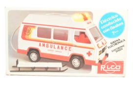 VINTAGE SPANISH MADE BATTERY OPERATED TOY AMBULANCE