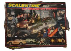 SCALEXTRIC -LE MANS 24 HOUR SLOT CAR RACING SET