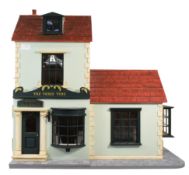 DOLLS HOUSE - HAND MADE WOODEN DOLL HOUSE PUB