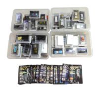 DIECAST - COMPLETE COLLECTION OF EAGLE MOSS JAMES BOND DIECAST CARS