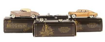 DIECAST - X3 BROOKLIN MODELS 1/43 SCALE DIECAST MODEL CARS