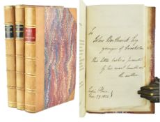 SCOTTISH HISTORY. 1825 WALKS IN EDINBURGH & TRADITIONS BY ROBERT CHAMBERS, PRESENTATION COPY