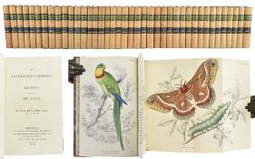 NATURAL HISTORY. 1833-1843 THE NATURALIST'S LIBRARY BY SIR WILLIAM JARDINE NEAR FINE BINDINGS