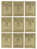 SCOTTISH HISTORY. 1905 OLD HOUSES IN EDINBURGH DRAWN BY BRUCE J. HOME