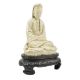 QING DYNASTY DEHUA BLANC DE CHINE PORCELAIN SEATED GUANYIN 清 德化观音坐像 - Bild 1 aus 8