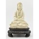 QING DYNASTY DEHUA BLANC DE CHINE PORCELAIN SEATED GUANYIN 清 德化观音坐像 - Bild 3 aus 8