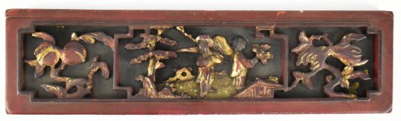 QING WOODEN AND GILDED 