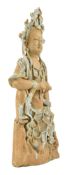 SONG HUTIAN WARE GUANYIN BUDDHA OF MERCY STATUE 湖田窑影青观音坐像