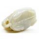QING JADE CRANE AND TURTLE CARVING 清 青玉 龟鹤齐寿把件 - Bild 5 aus 5