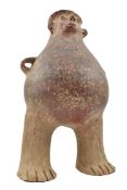 MAJIAYAO NEOLITHIC POTTERY PAINTED ANTHROPOMORPHIC VESSEL