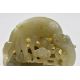QING JADE CRANE AND TURTLE CARVING 清 青玉 龟鹤齐寿把件 - Bild 4 aus 5