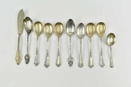 COLLECTION OF AMERICAN STERLING SILVER FLATWARES