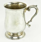 GEORGE V HALLMARKED SILVER TANKARD