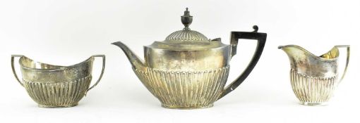 EDWARD VII HALLMARKED SILVER PART TEA SERVICE FOR R & B
