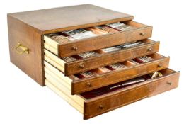 SAINT MÉDARD - 20TH CENTURY ERCUIS MARKED SILVER-PLATED FOUR TIER CANTEEN