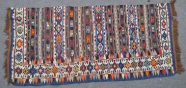 MID CENTURY ANATOLIAN KILIM RUG