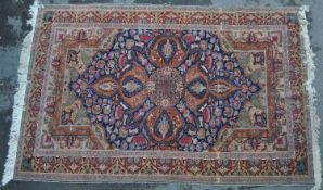 VINTAGE 20TH CENTURY PERSIAN HERIZ RUG