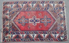 VINTAGE 20TH CENTURY PERSIAN ISLAMIC FLOOR RUG