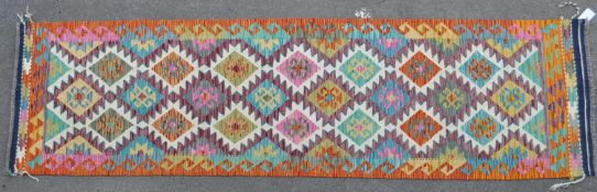 20TH CENTURY ANATOLIAN TURKISH KILIM RUNNER