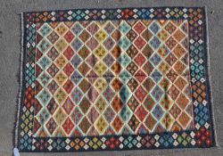 VINTAGE 20TH CENTURY ANATOLIAN TURKISH KILIM FLOOR RUG