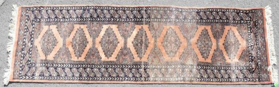 VINTAGE 20TH CENTURY PERSIAN ISLAMIC FLOOR RUNNER RUG