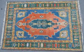 VINTAGE MID CENTURY TURKISH FLOOR RUG