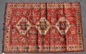 VINTAGE 20TH CENTURY PERSIAN QASHQAI FLOOR RUG