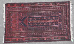 VINTAGE 20TH CENTURY BALUCH RUG