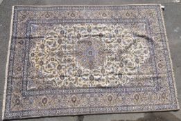 20TH CENTURY CENTRAL PERSIAN ISLAMIC KASHAN FLOOR RUG