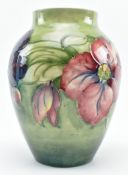 WILLIAM MOORCROFT - CLEMATIS - VINTAGE 20TH CENTURY CERAMIC VASE