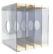 FRANK GUILLE & FRANK HEIGHT - 1970S VINTAGE RECORD RACK