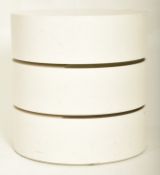 ITALIAN STYLE MID CENTURY MOULDED ACRYLIC ARTICULATED ROTATING SIDE TABLE