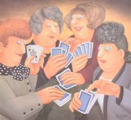 AFTE BERYL COOK - A FULL HOUSE - SIGNED LIMITED EDITION PRINT