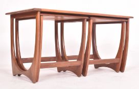 G PLAN - FRESCO RANGE - VINTAGE LONG JOHN NEST OF TEAK COFFEE TABLES