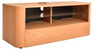 RICHER SOUNDS - MODERN OAK TV / HI-FI MUSIC STAND