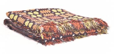 VINTAGE 20TH CENTURY HAND WOOLLEN TRADITIONAL WELSH BLANKET