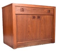 RETRO DANISH TEAK METOMORPHIC CUPBOARD / DINING TABLE OR DESK
