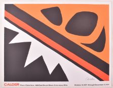 AFTER ALEXANDER CALDER - LA GRENOUILLE ET LA SCIE - EXHIBITION POSTER