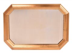 VINTAGE 20TH CENTURY HOLLYWOOD REGENCY OVER GILT MIRROR