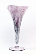 MURANO ITALIAN VINTAGE 20TH CENTURY MOTTLED GLASS VASE