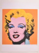ANDY WARHOL - ORANGE MARILYN 1992 EDITION OF 2000 LITHOGRAPH POSTER