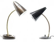PIFCO / G. A. SCOTT - TWO VINTAGE DESK / TABLE LAMPS