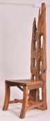 CONTEMPORARY BRUTALIST STYLE DRIFTWOOD THRONE CHAIR